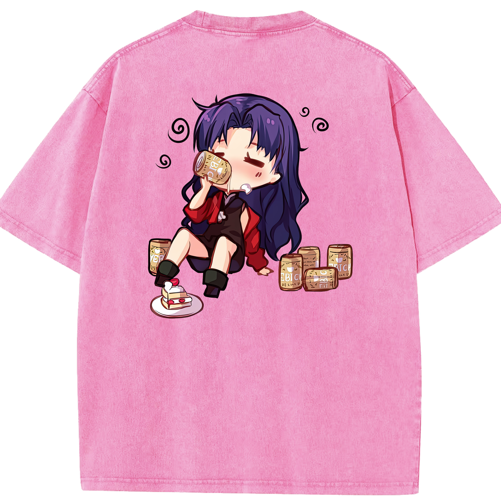 （画像用） EVA 新世紀エヴァンゲリオン 綿100% ヴィンテージ風 半袖Tシャツ（背面プリント）